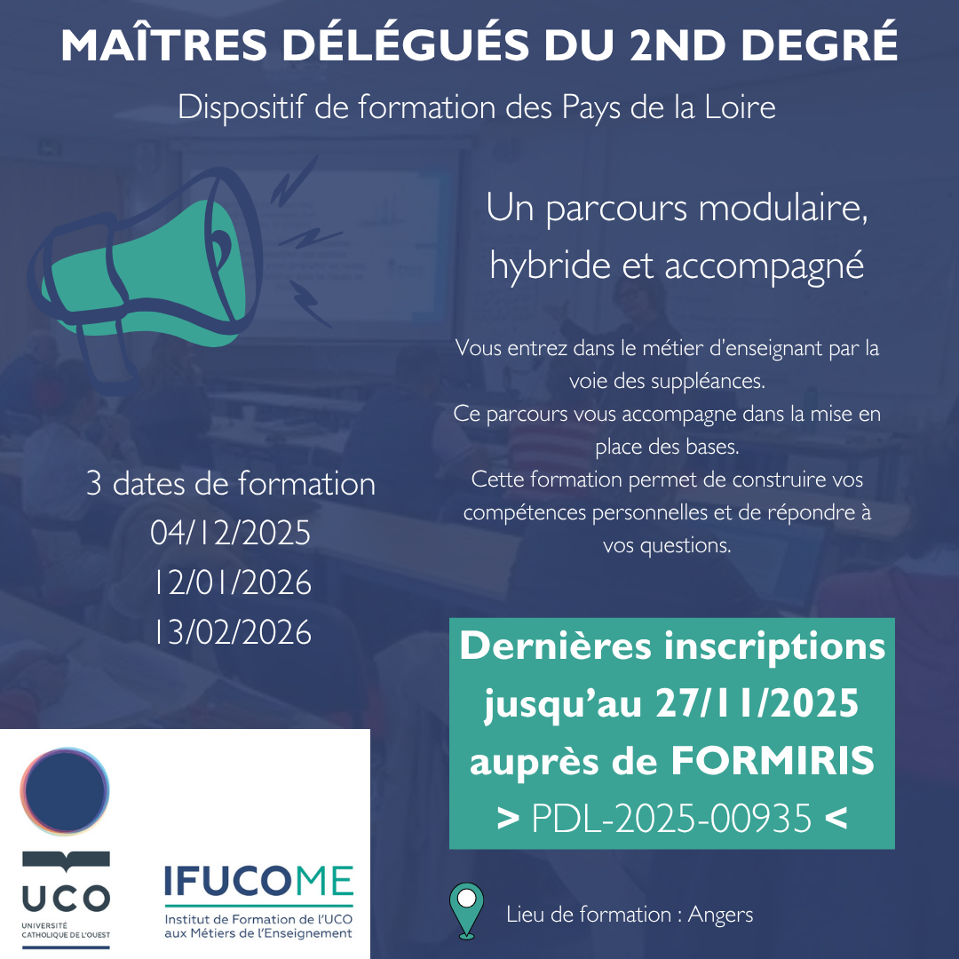 Maîtres délégués du 2nd degré